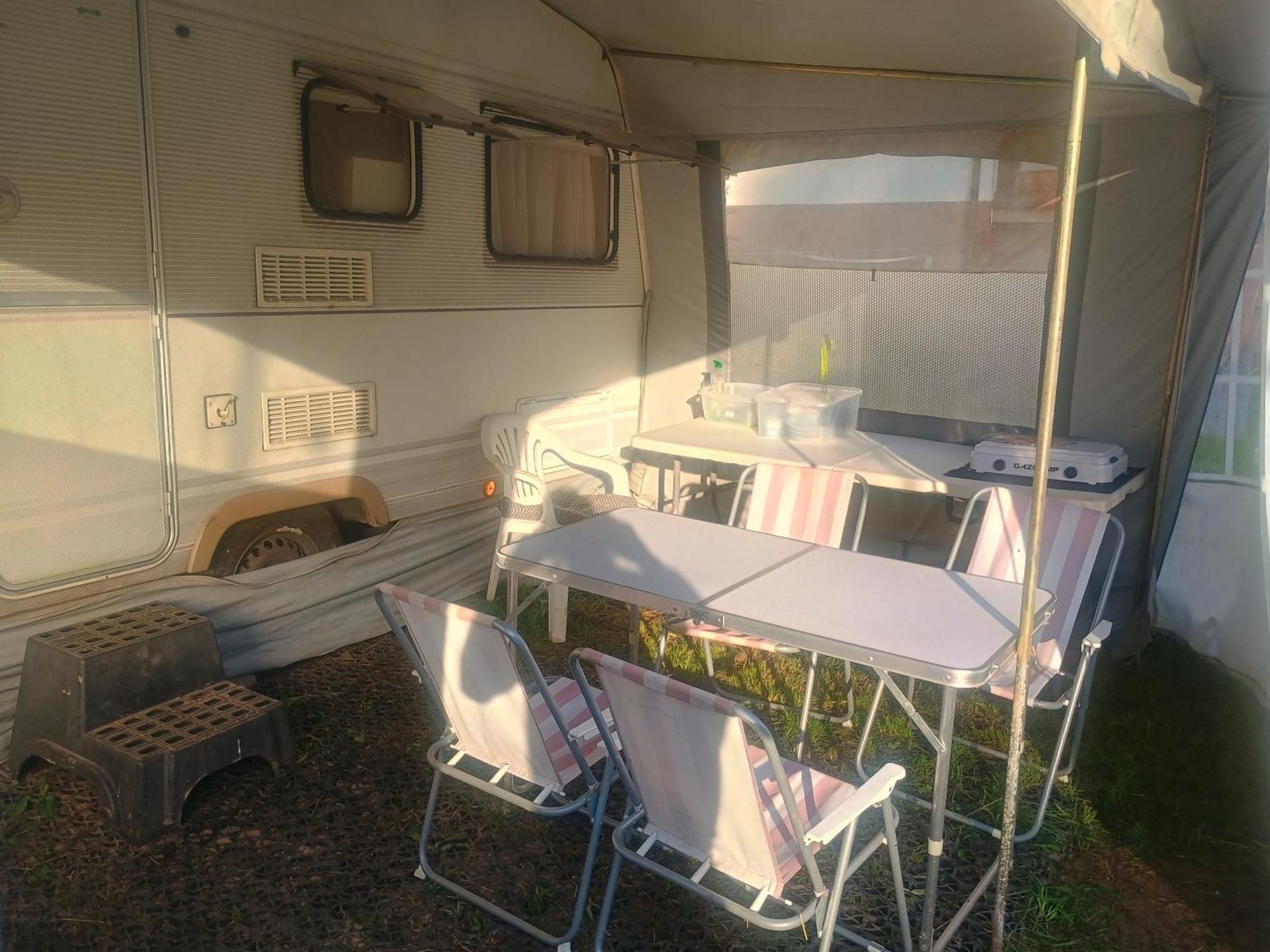 Wildcamp Masseria La Murgia In Einem Wohnwagen Campsite *